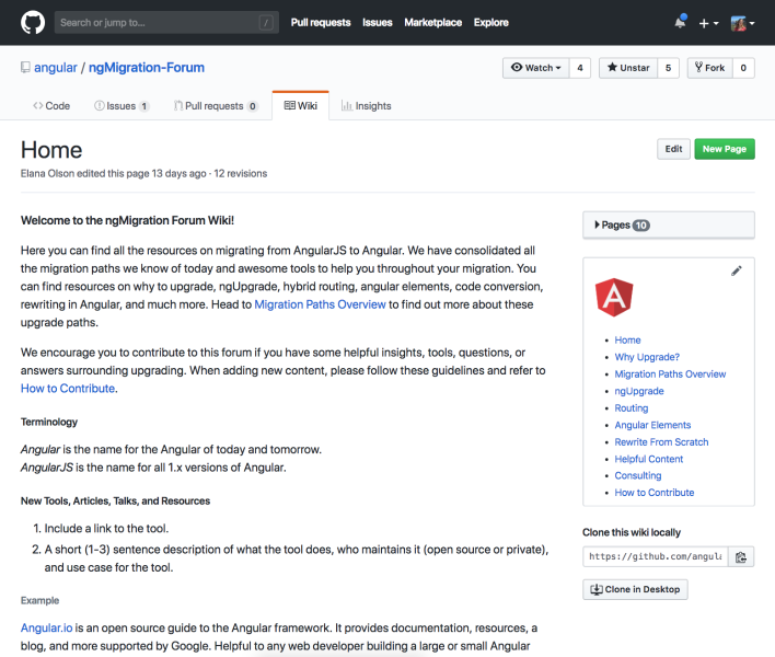 谷歌推出最新AngularJS升级工具,可快速迁移至Angular