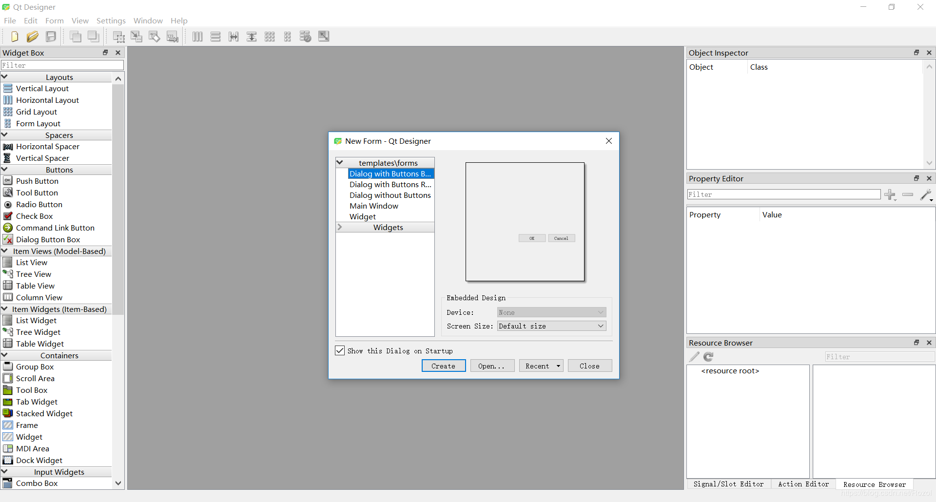 python GUI库图形界面开发之PyQt5 Qt Designer工具(Qt设计师)详细使用方法及Designer ui文件转py文件方法