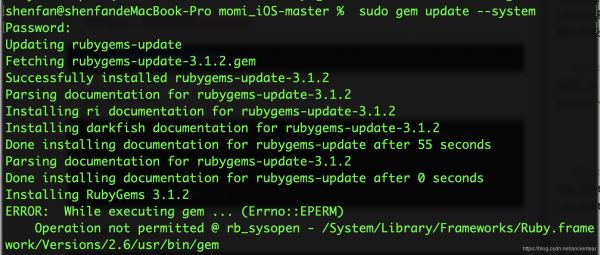 CocoaPods1.9.0 安装使用教程详解