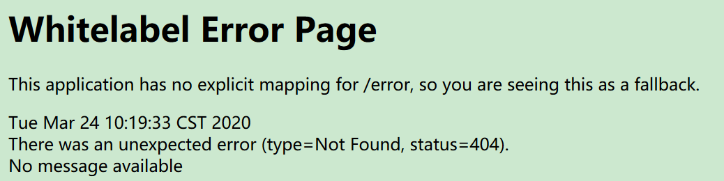 Springboot错误处理机制实现原理解析