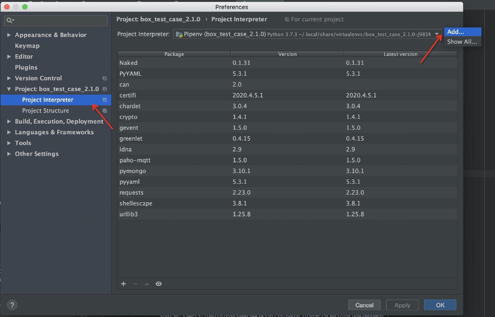 PyCharm+Pipenv虚拟环境开发和依赖管理的教程详解