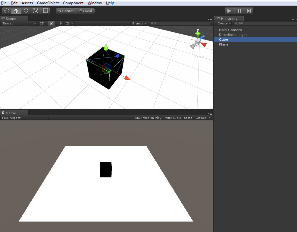 unity实现鼠标跟随（ITween）
