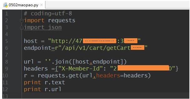 python requests.get带header
