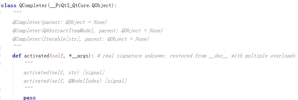 PyQt5 文本输入框自动补全QLineEdit的实现示例