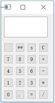PyQt5实现简单的计算器