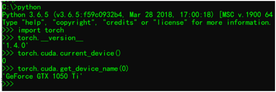 Pytorch环境搭建与基本语法