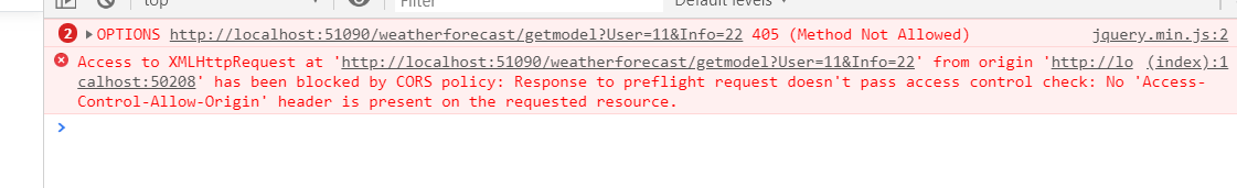 C#浏览器提示跨域问题解决方案