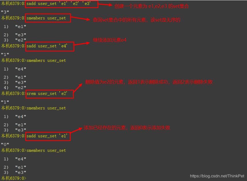 Java实现Redis的集合(set)命令操作