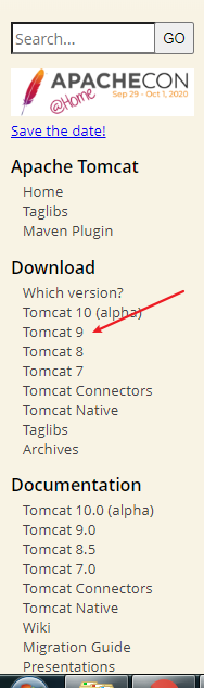 tomcat9 下载安装和配置+整合到eclipse的教程详解