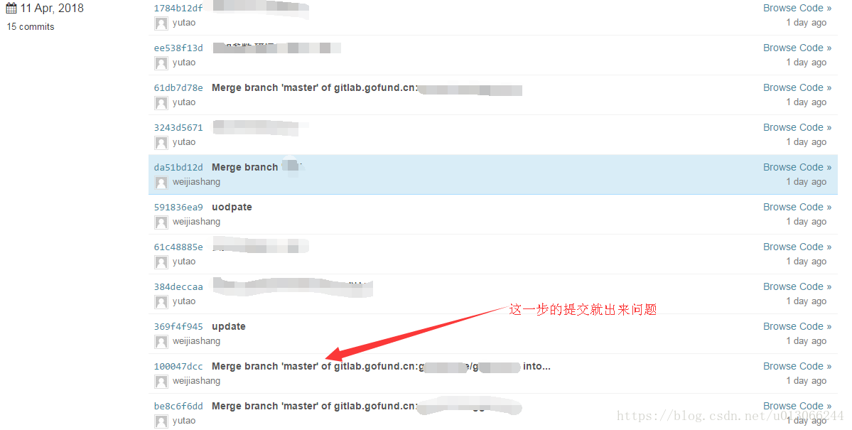 git 优雅的撤销中间某次提交方法