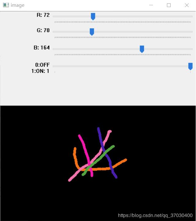 基于opencv实现简单画板功能