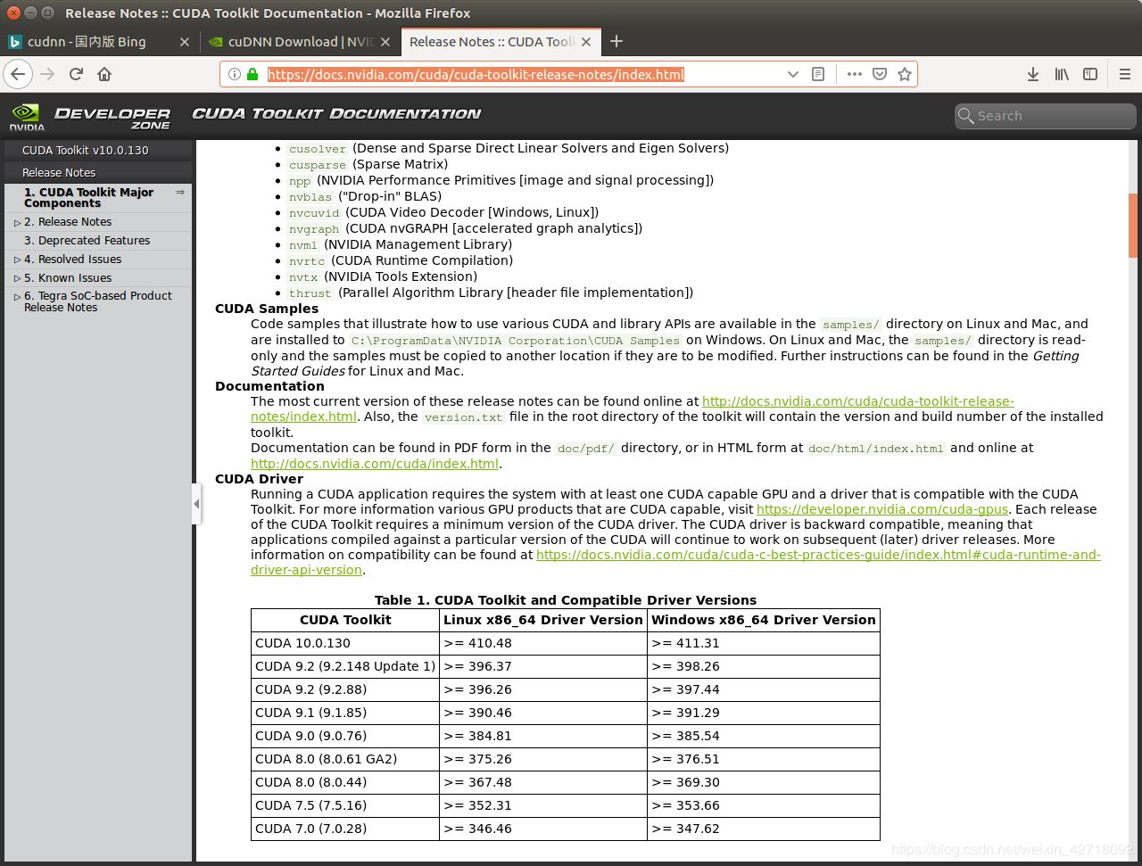 Ubuntu下安装CUDA10.0以及问题