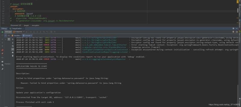 SpringBoot 集成 Jasypt 对数据库加密以及踩坑的记录分享
