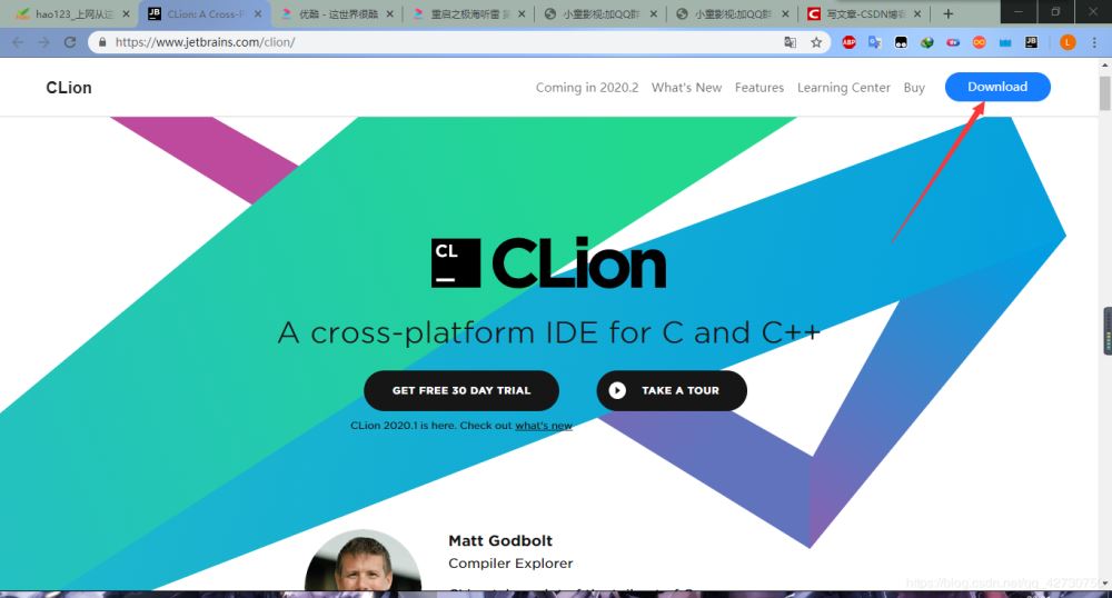 Win10下最新版CLion(2020.1.3)安装及环境配置教程详解