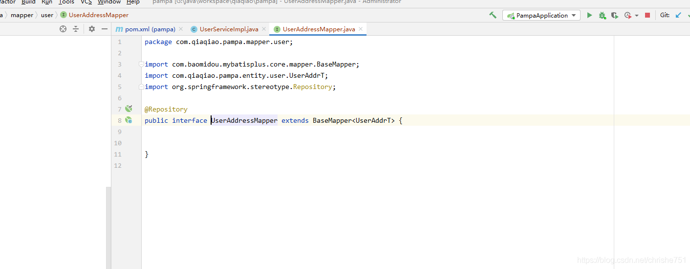 使用mybatis-plus报错Invalid bound statement (not found)错误