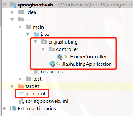通过简单方法实现spring boot web项目