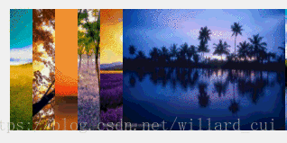 jQuery实现推拉门效果