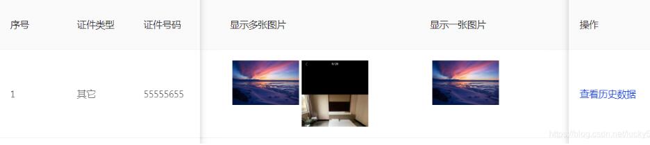 react antd表格中渲染一张或多张图片的实例