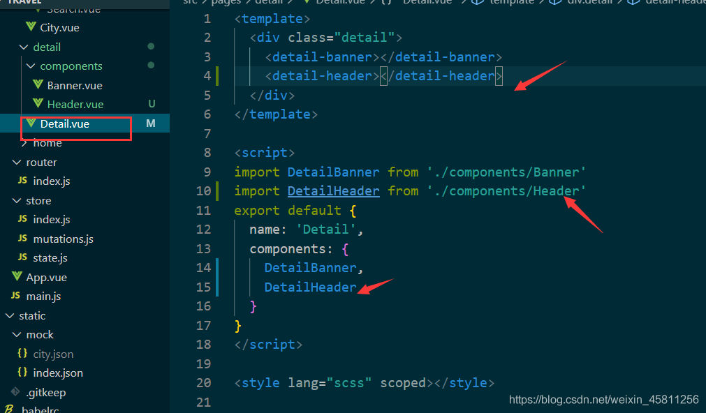Vue实现Header渐隐渐现效果的实例代码