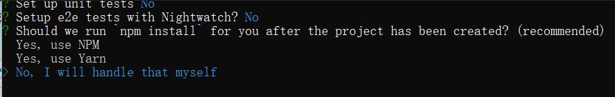 解决vue init webpack 下载依赖卡住不动的问题