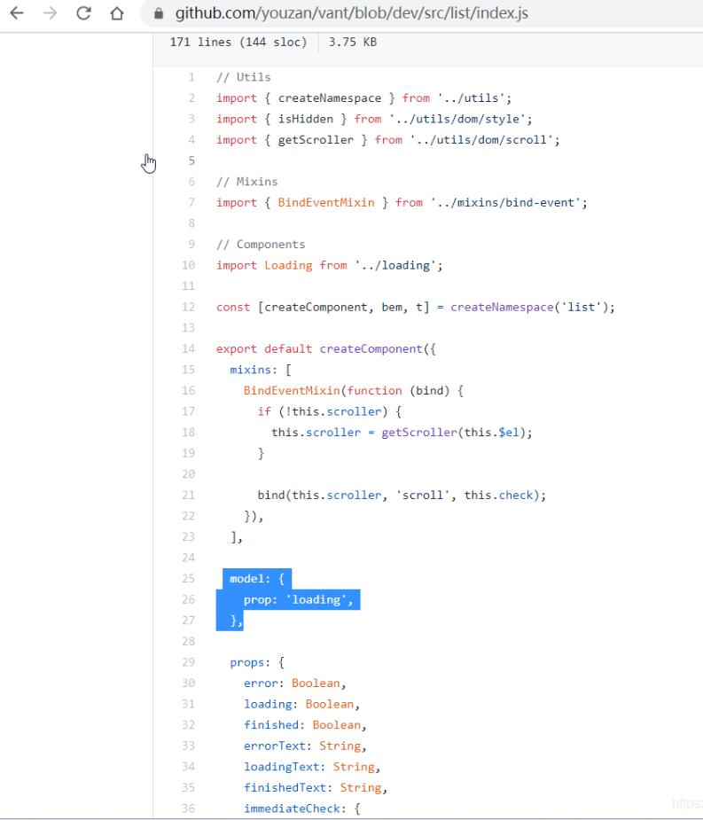 vant 中van-list的用法说明