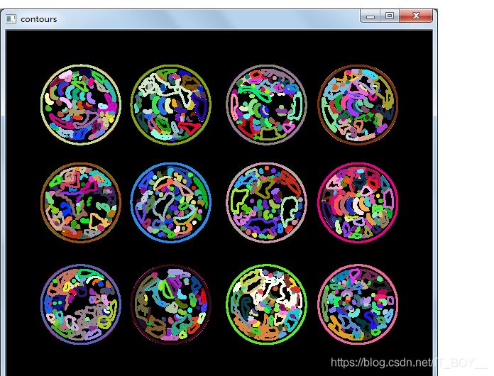 这是轮廓的结果图