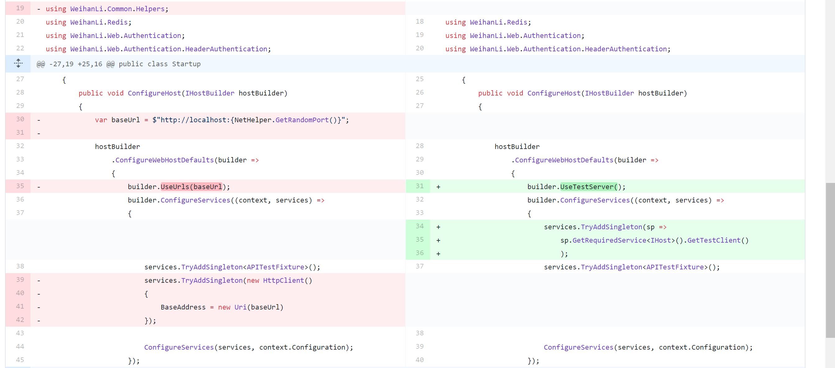 asp.net core 使用 TestServer 来做集成测试的方法