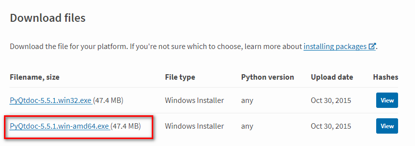 Pyqt助手安装PyQt5帮助文档过程图解