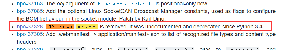 关于pycharm 切换 python3.9 报错 ‘HTMLParser‘ object has no attribute ‘unescape‘ 的问题