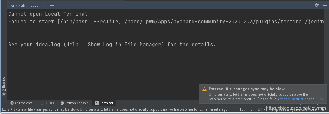Loongnix安装PyCharm Community 2020.2.3的教程详解