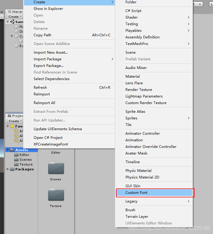Unity制作图片字体的方法