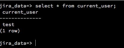 postgresql 查看当前用户名的实现