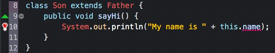 解决java中的父类私有成员变量的继承问题