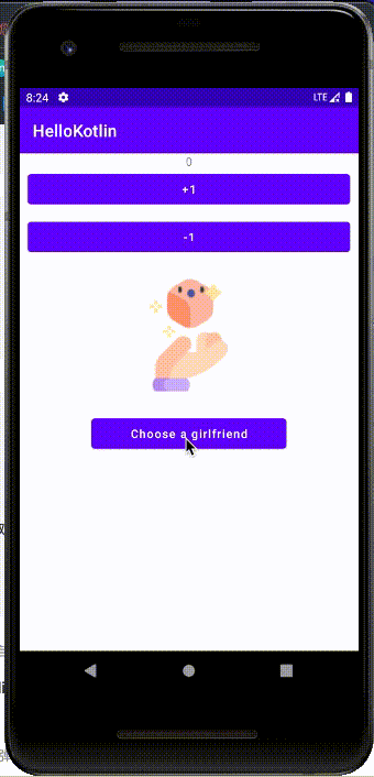 android实现点击按钮控制图片切换