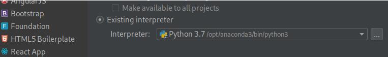 pycharm 使用anaconda为默认环境的操作