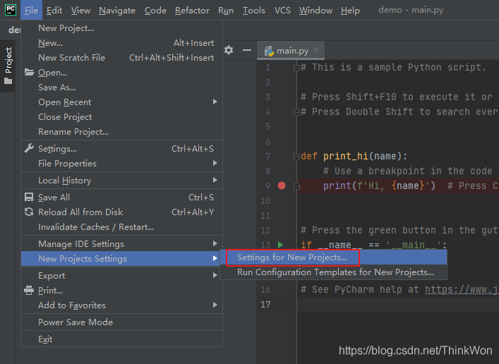 PyCharm常用配置和常用插件(小结)