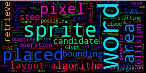 Python 制作词云的WordCloud参数用法说明