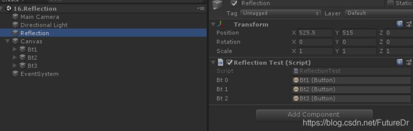 Unity中使用反射机制调用函数
