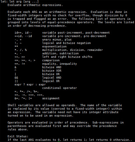 Shell中的数学运算使用