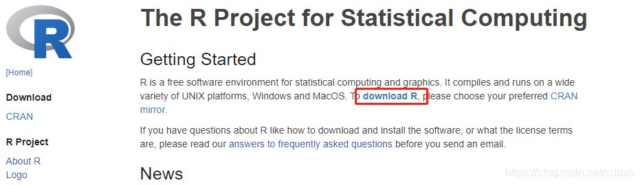 R语言及其IDE(RStudio）下载安装详细流程