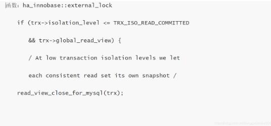 Mysql隔离性之Read View的用法说明