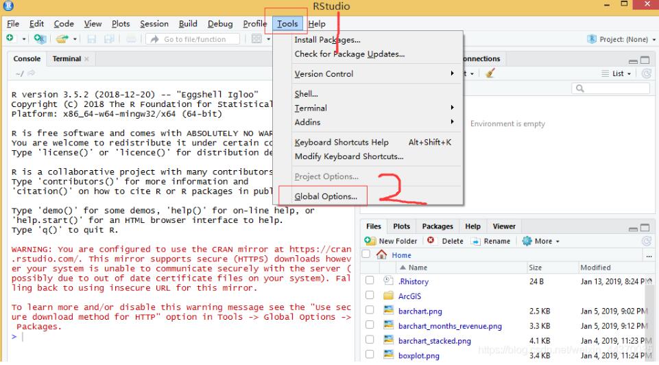 Rstudio 修改工作路径(三种方法总结)