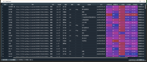 小姐姐详情数据