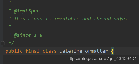 Java8新特性之线程安全日期类