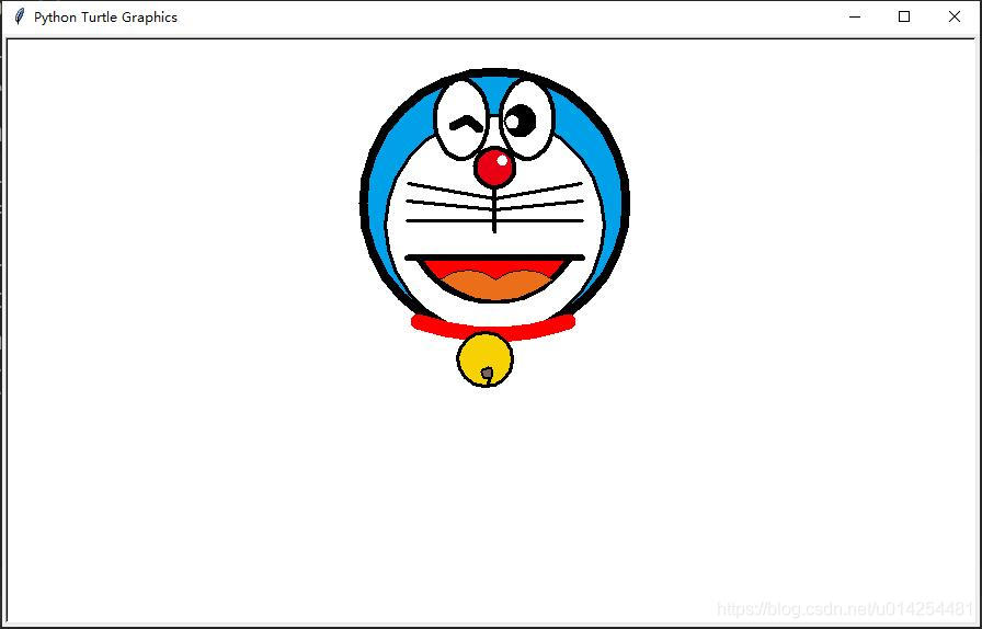 Python实战之画哆啦A梦(超详细步骤)