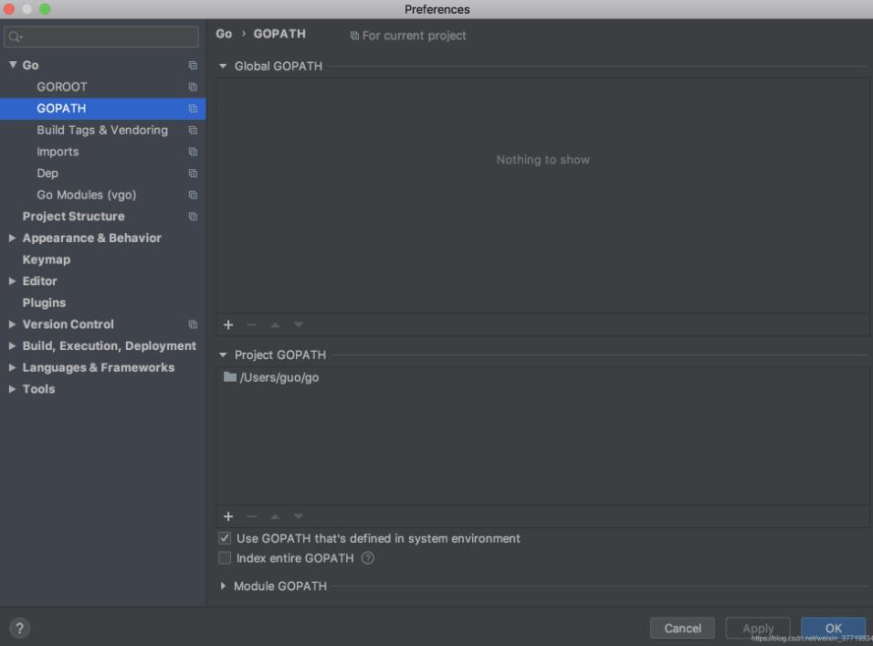 解决goland 导入项目后import里的包报红问题