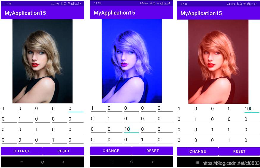 Android实现滤镜效果ColorMatrix