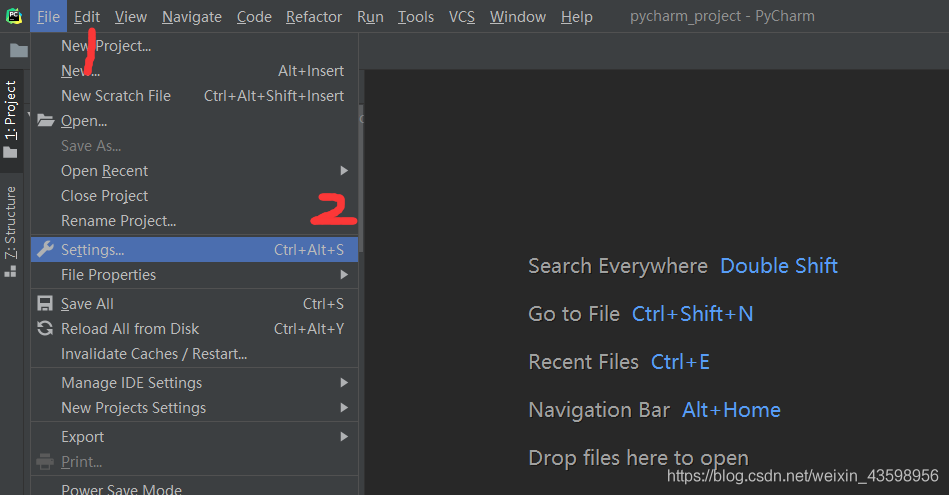 在Pycharm的Project Files下建立多个项目的操作