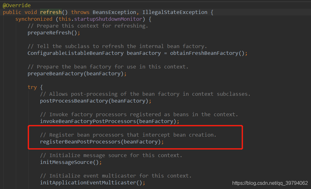 Spring容器的创建过程之如何注册BeanPostProcessor详解