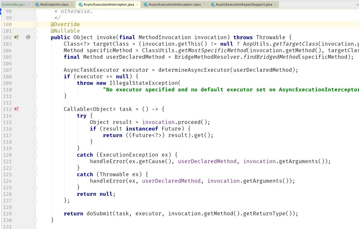 spring boot使用@Async异步注解的实现原理+源码
